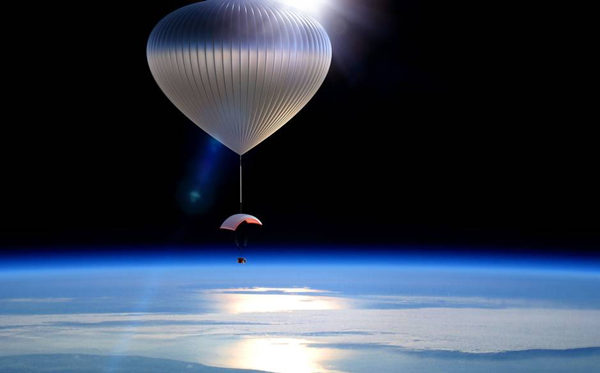 花46万元热气球太空旅行|旅游线路|极限运动