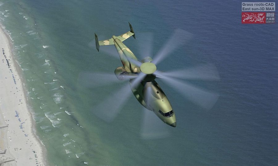 网友心目中解放军未来装备的30吨级重型直升机