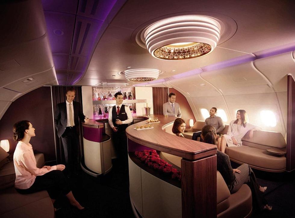 顶级航空公司的奢华空中酒吧 - 4G视界
