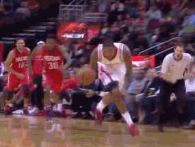 狂奔追帽阿里扎 痴迷干拔 浓眉哥这是闹哪样(gif)