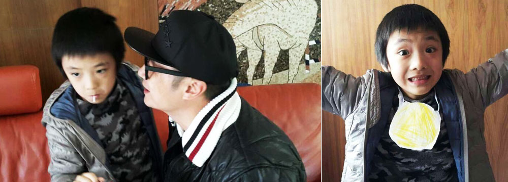 吴镇宇晒儿子费曼近照 摆脱“秀气”变帅气男子汉