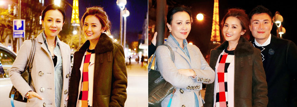 阿Sa巴黎巧遇刘嘉玲 变身粉丝求合照