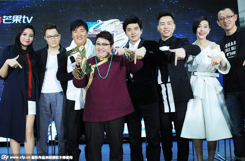 韩红《歌手》夺冠 孙楠退赛之后[高清大图 众人合影.