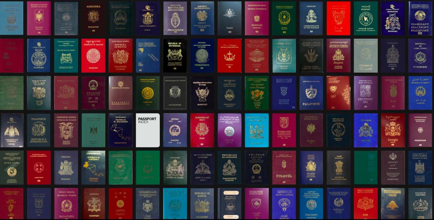 各国护照一览——你能找到中国的吗?