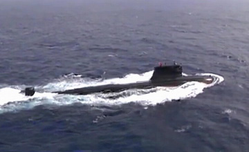 央视曝光核潜艇远航 091结束亚丁湾巡航返回青岛