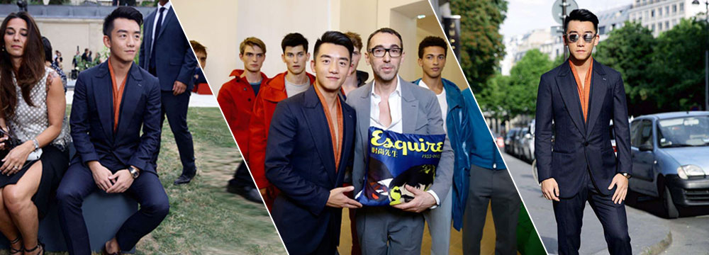 郑恺亮相巴黎时装周   高品位“跑”出时尚新天地