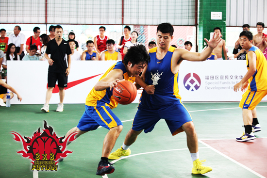 第二届易建联杯深圳福田全国三人篮球赛开始