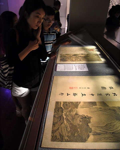 台北故宫镇馆之宝:宋代范宽《谿山行旅图》_手机凤凰网
