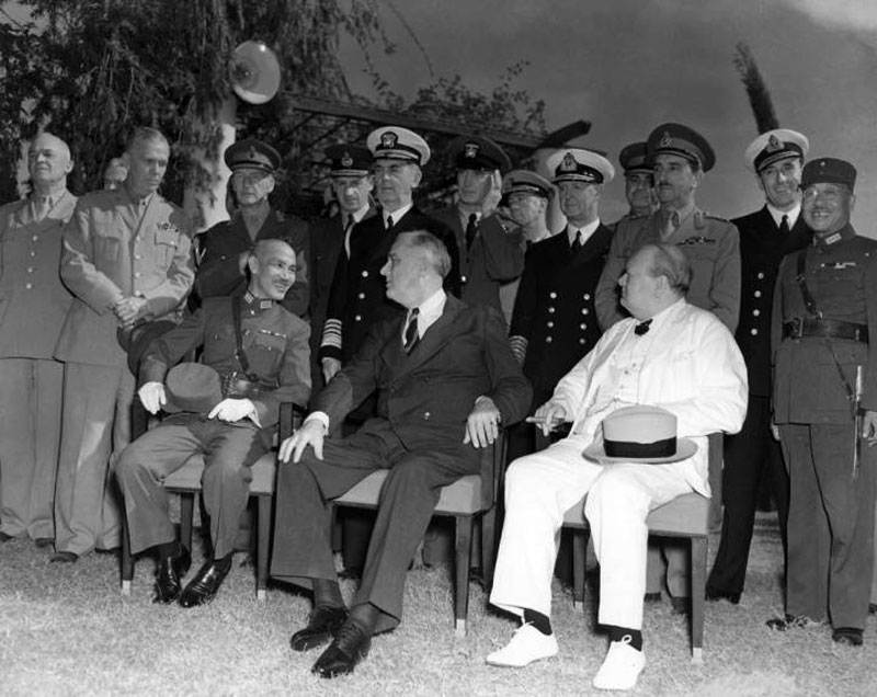 1943年开罗会议旧照