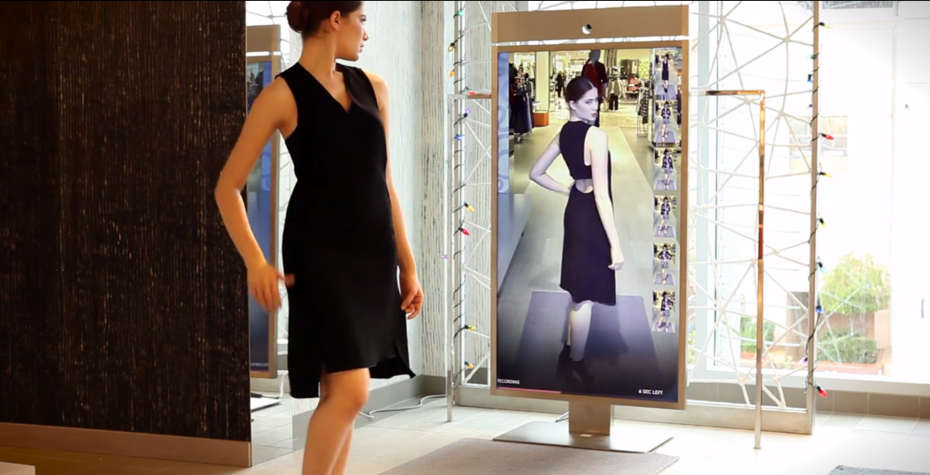 “魔镜”MemoryMirror让你不用试穿便看到衣服上身效果
