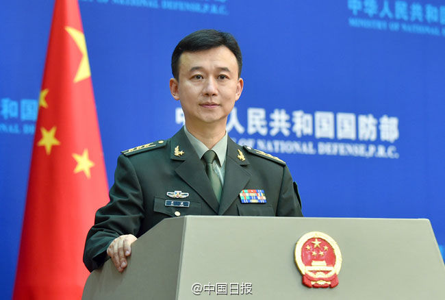 国防部新任发言人吴谦24日首度亮相(图)