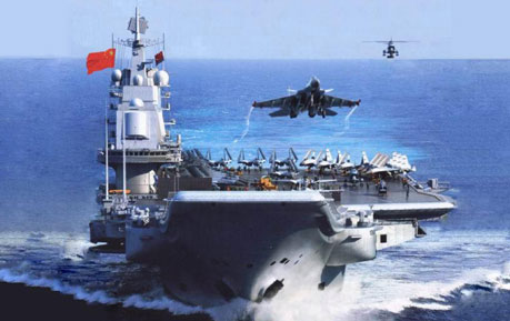 实拍中国首艘国产航母建造现场 龙骨清晰可见