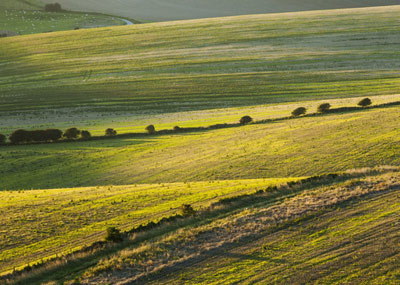 英国丘陵秋日风光