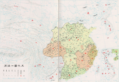五代十国地图
