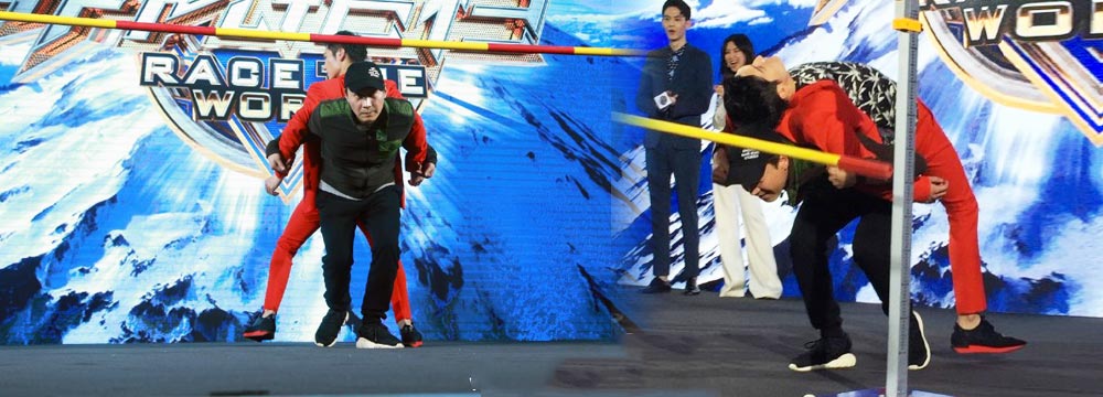 《非凡搭档》“太子”盛一伦与黎明组队 搭档玩“过杆”
