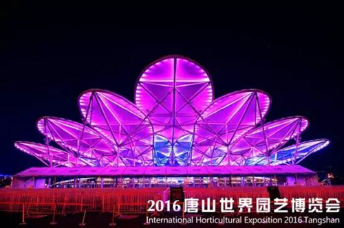 唐山世园会封禁期间绝美夜景!居然有流星划过