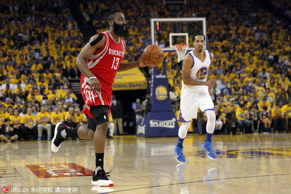 NBA季后赛-勇士VS火箭G2