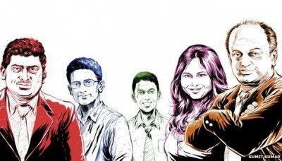 本文涉及的五位主人公：Nandan Nilekani、Ben Gomes、 Rikin Gandhi、Ruchi Sanghvi 和Sanjeev Bikhchandani