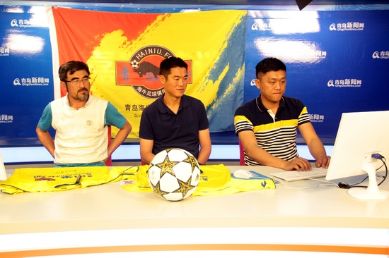 王国栋:现在球队中已经有6名青岛籍的球员