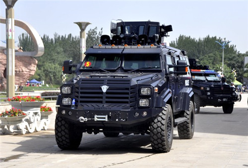 宁夏公安武装巡逻特种装备发放仪式举行