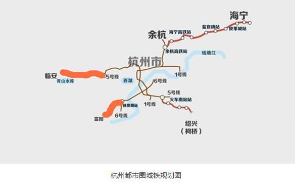 杭州7条城际铁路都将接地铁 1小时都市圈为时不远