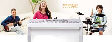 Roland mp-100电钢琴:展现电钢琴功能优势