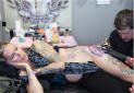 英国举办第十届伦敦国际纹身大会 各种纹身达人云集