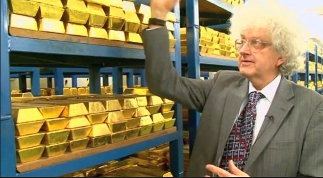 英国央行地下金库曝光藏4600吨黄金价值3.5亿