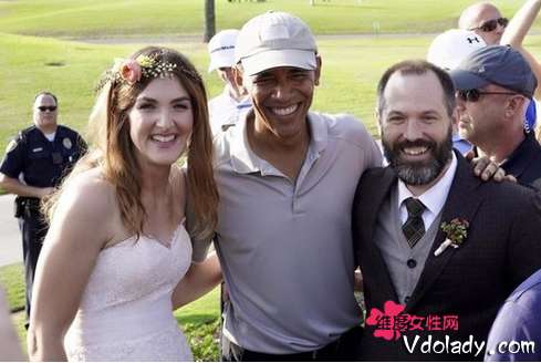  婚礼 上 惊现不速之客 新娘傻眼泪奔 总统奥巴马