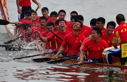 龙舟水上赛龙舟 传统承袭竞风流|龙舟|福州
