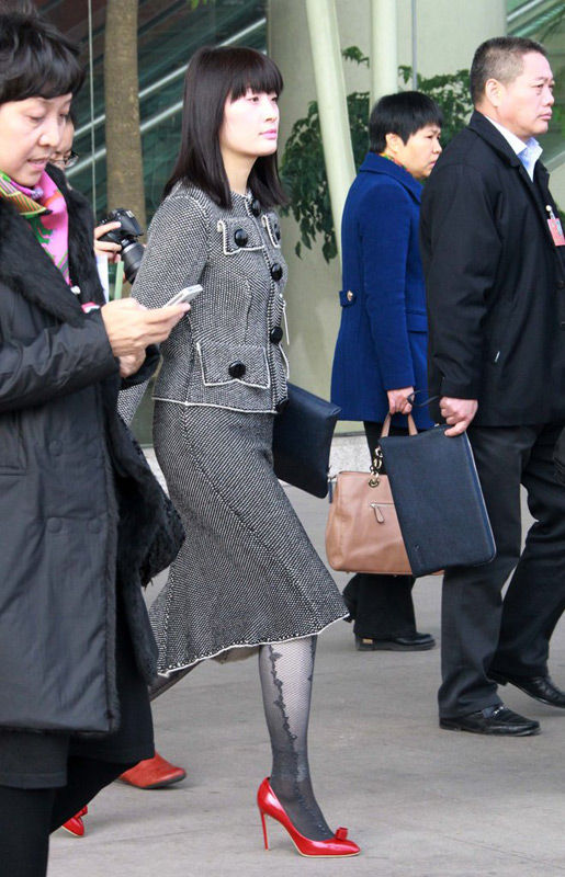 宗庆后女儿宗馥莉出席浙江政协会(6)