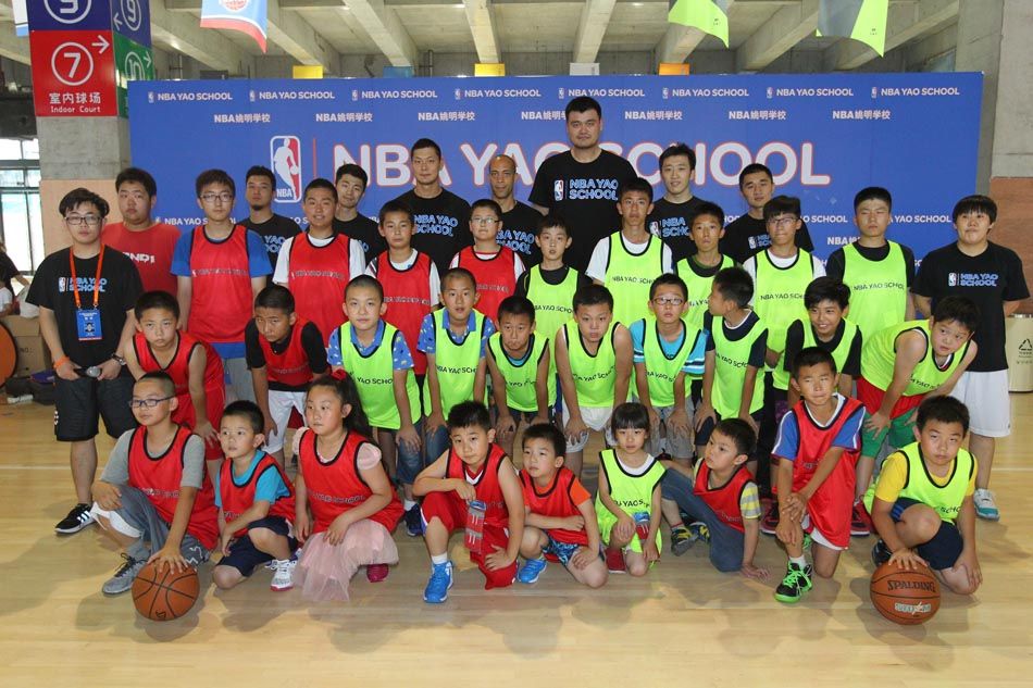 A中国与姚明共同打造的青少年篮球培训机构-