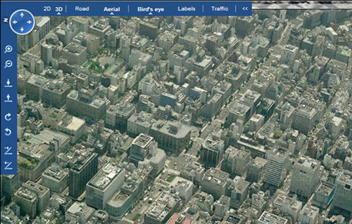 登录/注册后可看大图 国外地图软件推出的3d城市地图图片
