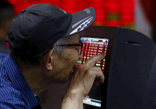 外媒看股市波荡下中国股民的众生相(组图)