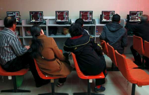 外媒看股市波荡下中国股民的众生相(组图)