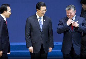 胡锦涛出席首尔核峰会图片汇总