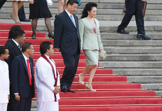 习近平欢迎斯里兰卡总统
