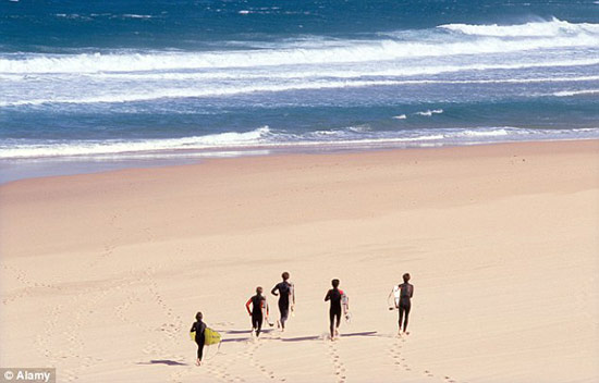 葡萄牙银色海岸 旅行者胜地冲浪者天堂