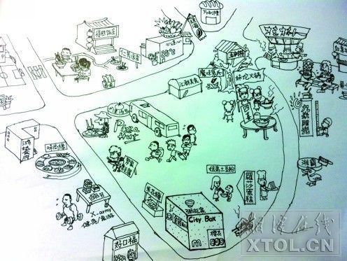 湘潭吃货绘最靠谱美食地图 已推3季网友热捧