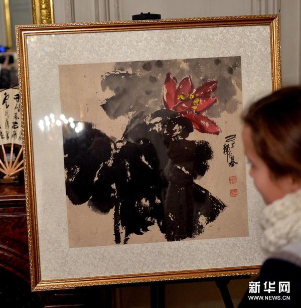 《天下和谐 都本基书画艺术世界巡展》法国展