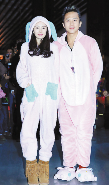 怀孕?杨幂默认了 二胎?邓超打太极|杨幂|邓超_