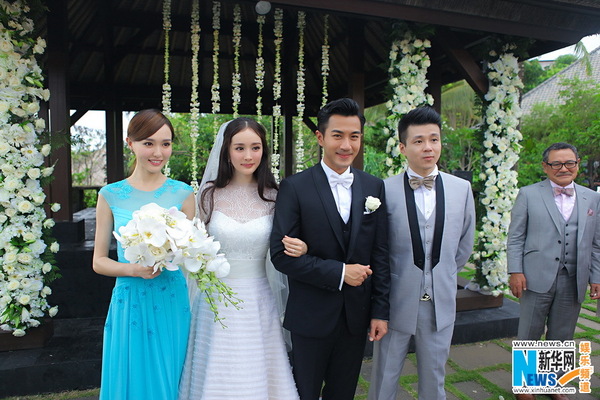 杨幂刘恺威结婚照曝光 杨幂刘恺威坎坷成长史