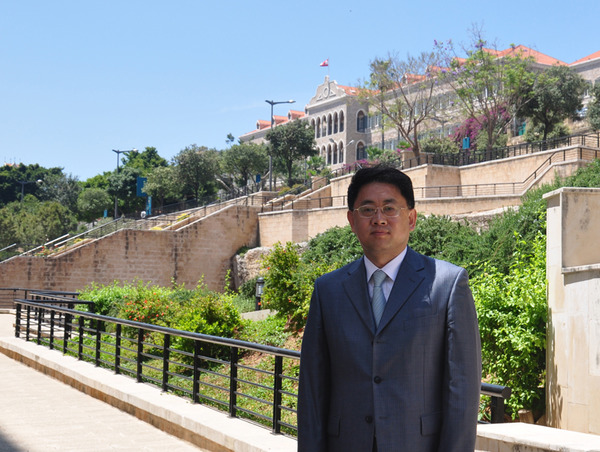 中国驻黎巴嫩大使姜江通过人民网向全国人民和