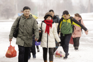 雪影响多趟列车晚点 需帮助可拨打服务电话|列