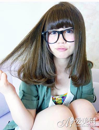 热荐减龄<em>学生发型</em> <em>可爱</em>甜美很靓丽|<em>发型</em>|<em>齐刘海</em>