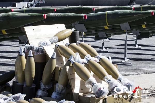 以色列展出伊朗军火船走私军火(高清组图)