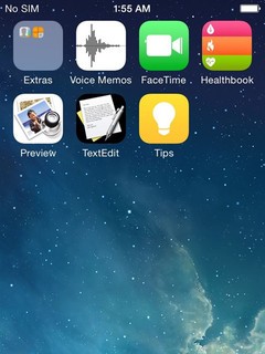 苹果ios8界面现身 新增四款应用