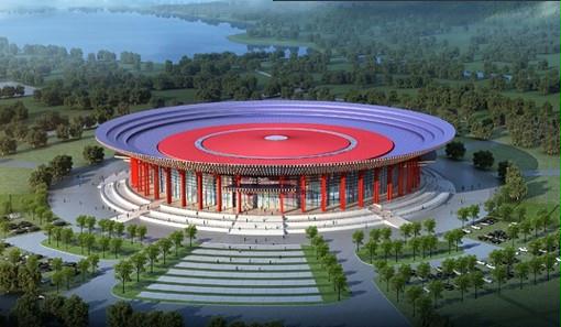 的2014年中国APEC峰会主会场--北京雁栖湖国际会展中心