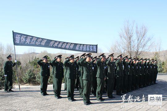 太原卫星发射中心官兵祭扫92位航天英烈(图)