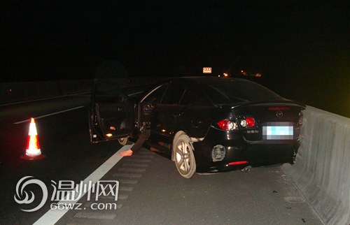 温州一男子毒驾上高速路 神志不清撞护栏|驾驶